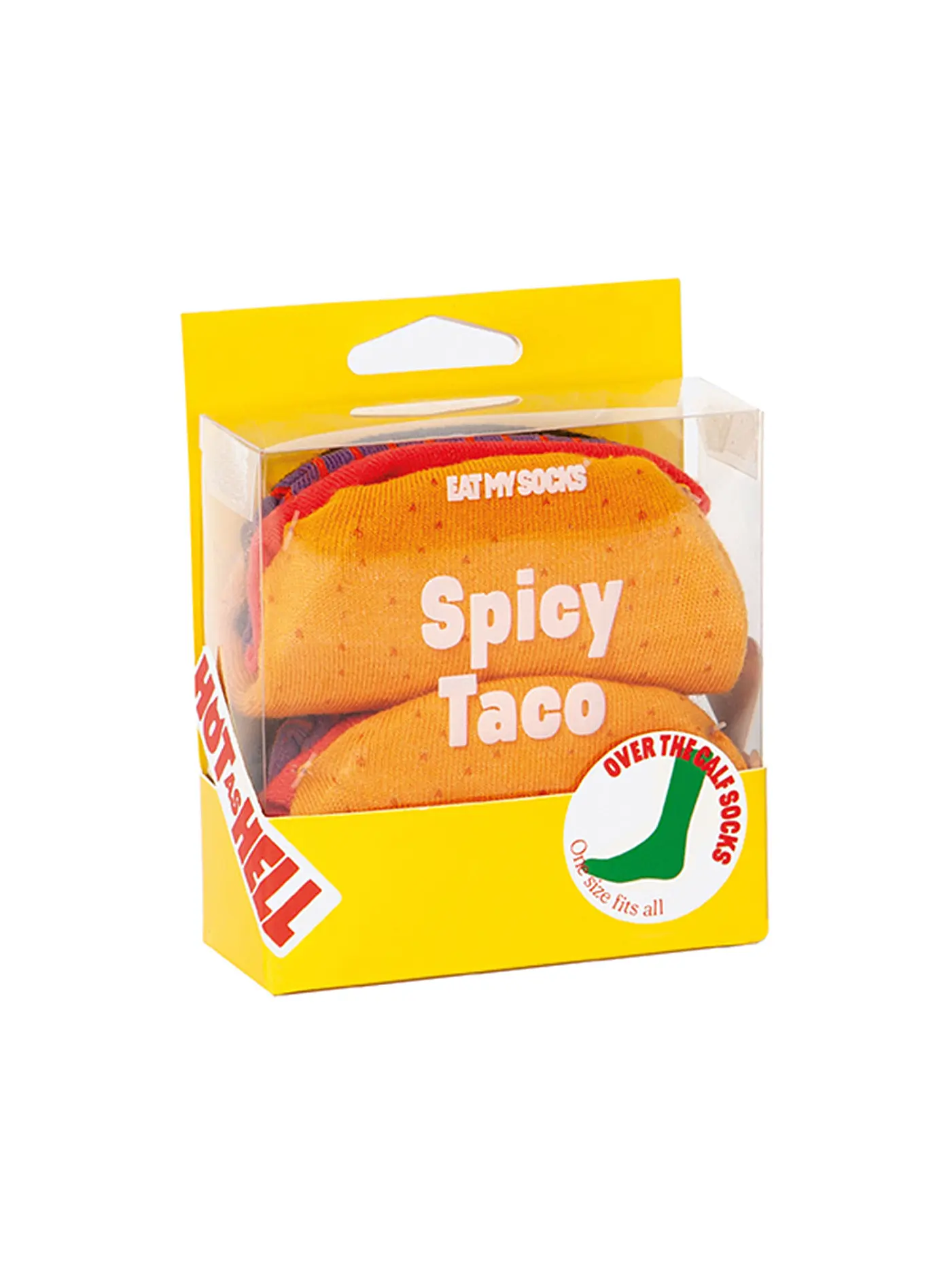 EAT MY SOCKS | Socken 36-45 SPICY TACO orangerotbraun | 